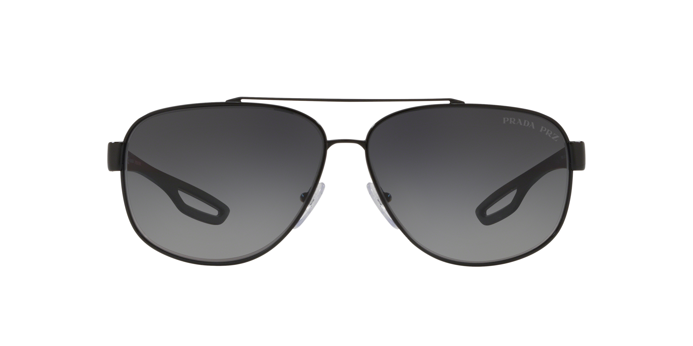 Prada Linea Rossa PS 58QS Black 1AB5W1 three-quarter view