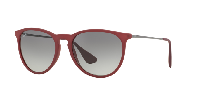 Ray-Ban RB4171 Erika in bordeaux with grey gradient replacement lenses