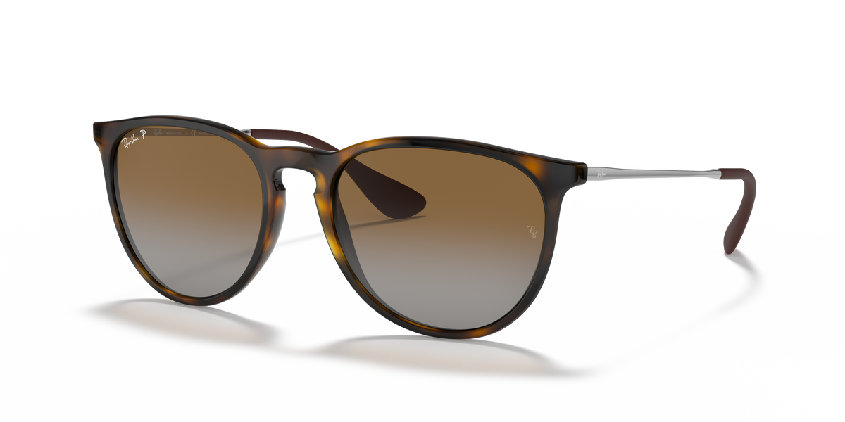 Ray-Ban RB4171 Erika in light havana with polarised graduated replacement lenses
