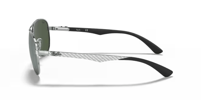 Rayban RB8313 Carbon Genuine Replacement Sides 003/40 Silver Customer  to Fit