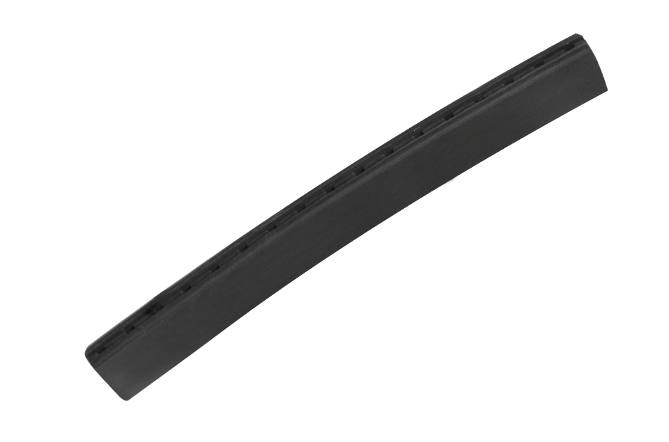 Lindberg black snap-on temple tip for plate temples, 4.9 mm, part T4150-17