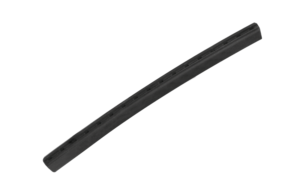 Lindberg black snap-on temple tip for plate temples, 2.6 mm, part T4150-21