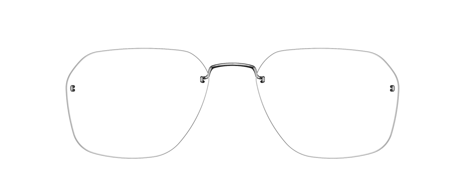 Lindberg Spirit Replacement Bridge In Polished Silver - P10