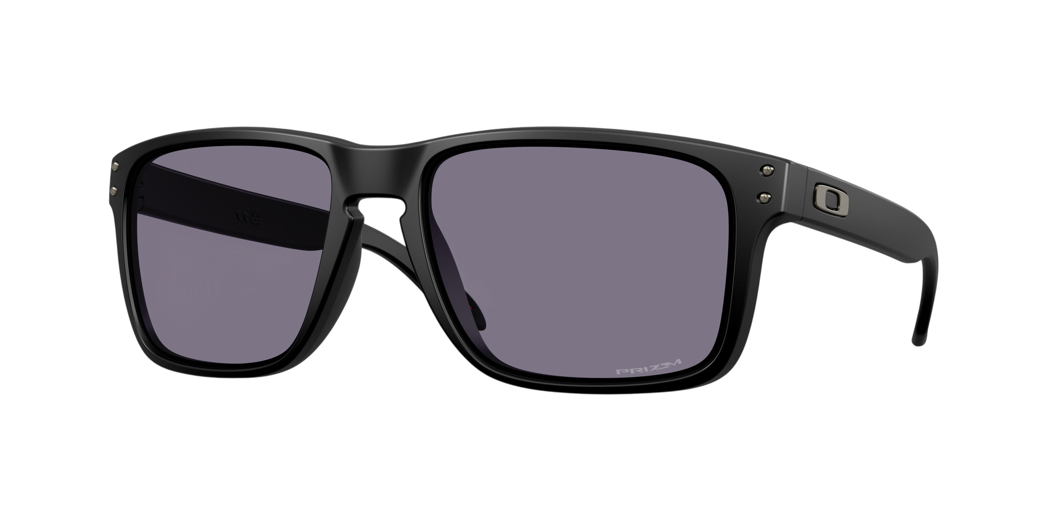 Sunglasses UK genuine Oakley Holbrook XXL sunglasses with black frames and grey Prizm lenses